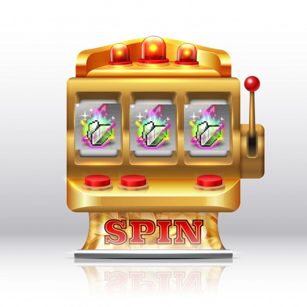 Maplestory Version of a Slot Machine showing Triple Rebirth Flame