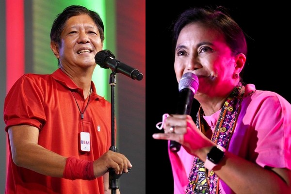Ferdinand Marcos, Jr. and Leni Robredo, the main contenders for the next Philippine president