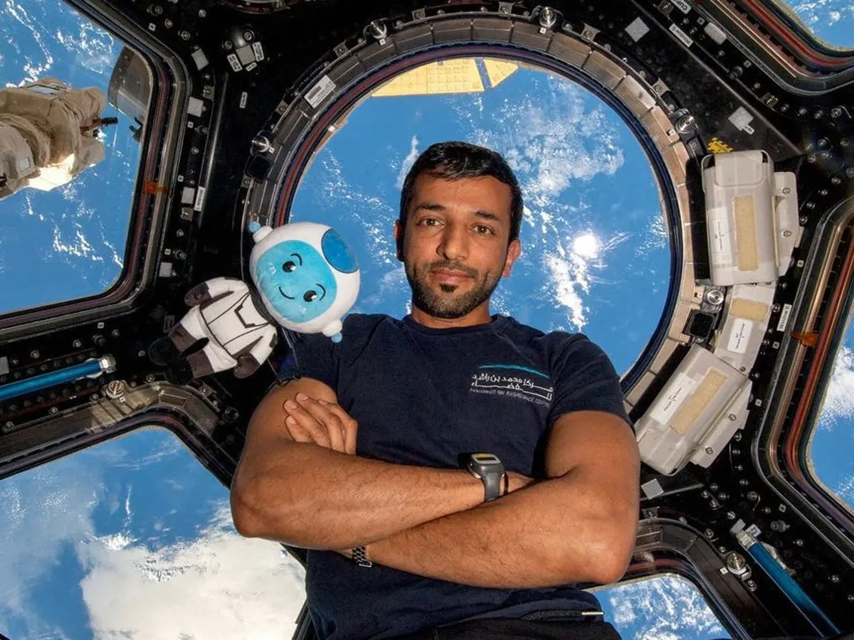 Sultan Al Neyadi from the International Space Station, “Especially the youngsters ... I would love to be a source of information, a source of inspiration for them. So it’s really a big responsibility.”